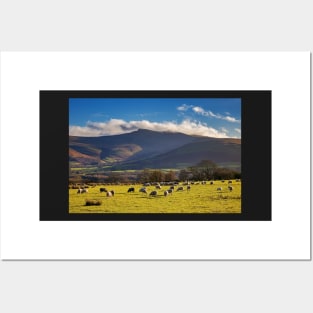 Pen y Fan and Corn Du, Brecon Beacons National Park Posters and Art